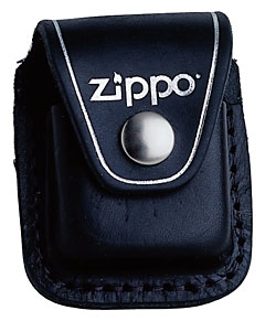 Zippo Ledertasche mit Schlaufe schwarz