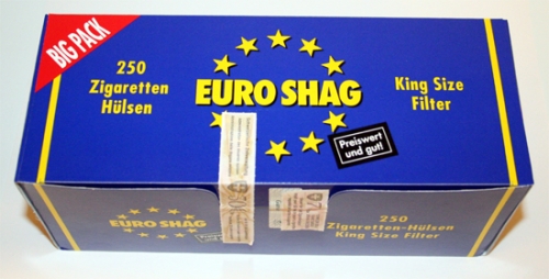 Euro Shag Zigarettenfilterhlsen 250 Stk.