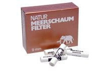 White Elephant Natur Meerschaumfilter 9mm (40 Stck)