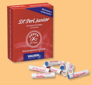 Dr. Perl junior Aktiv Kohlefilter 9mm (100 Stck)