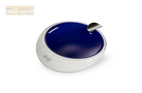 Davidoff Murano Glass Ashtray blue and opal