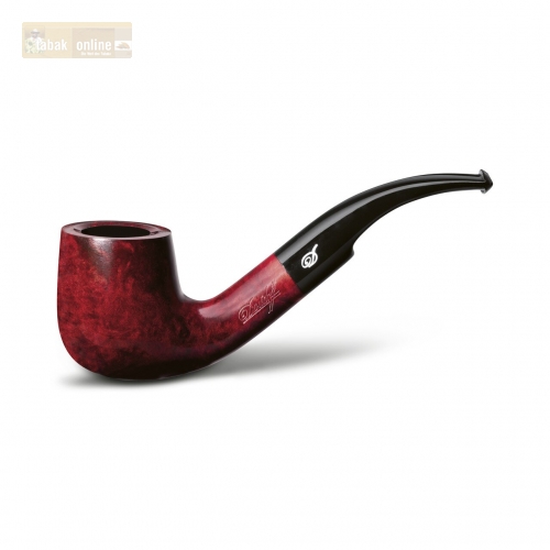 Davidoff Pot Bent Brillant Rot Pfeife