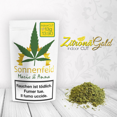 Sonnenfeld CBD - ZitronGold Indoor CUT (13gr.)