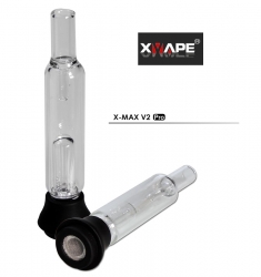 Glas-Bubbler (mit Wasserkammer) fr X-MAX V2 Pro Vaporizer