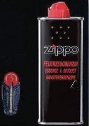 Zippo Benzin und Feuersteine Set